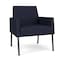 Lesro Mystic Lounge Reception Guest Chair, Charcoal, OH Navy Upholstery ML1101 - alternate 1